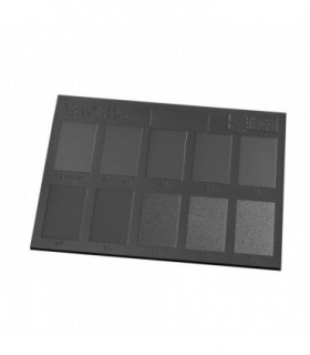 DIN A5 moulded sample plates according to VDI3400  |  PC white