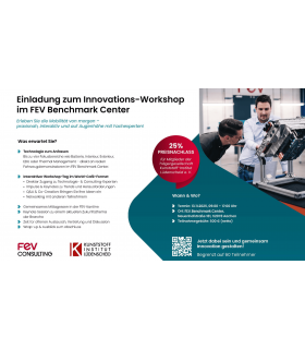 Innovations-Workshop | 13.11.2025 | FEV Benchmark Center Aachen